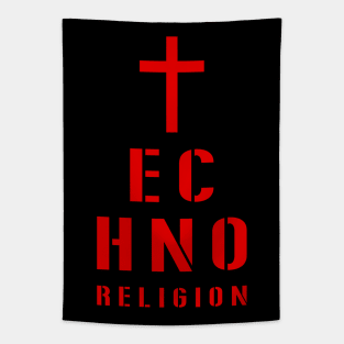 TECHNO RELIGION Tapestry