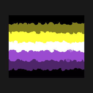 Nonbinary Pattern Colors Flag T-Shirt