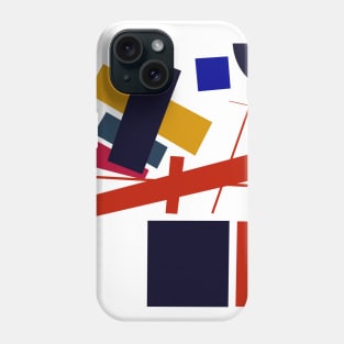 Geometric Abstract Malevic #12 Phone Case