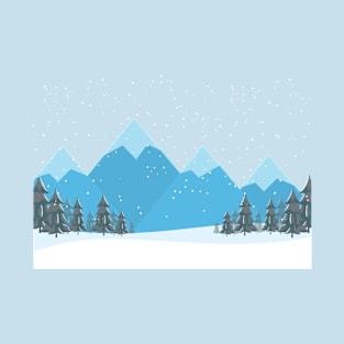 Snowy Mountains T-Shirt