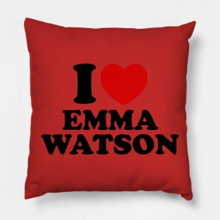 I Love Emma Watson Pillow