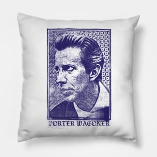 Porter Wagoner / Old School Aesthetic Style Fan Design Pillow