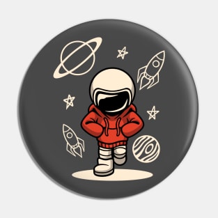 Lonely Astronaut Pin