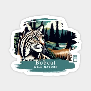 Bobcat - WILD NATURE - BOBCAT -1 Magnet