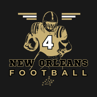 New Orleans Football Vintage Style T-Shirt