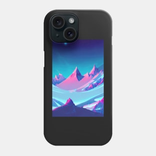 Icy Mountains Phone Case