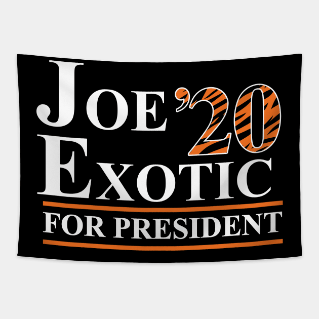 Joe Exotic for Prez Tapestry by WMKDesign