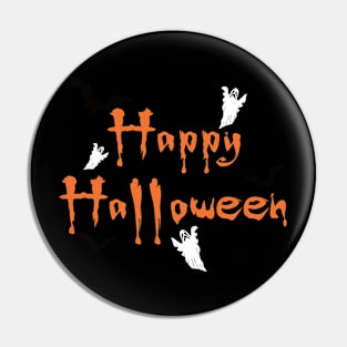 Halloween bats & ghosts Pin