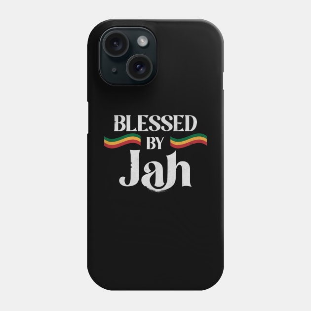 Blessed by Jah Phone Case by CTShirts