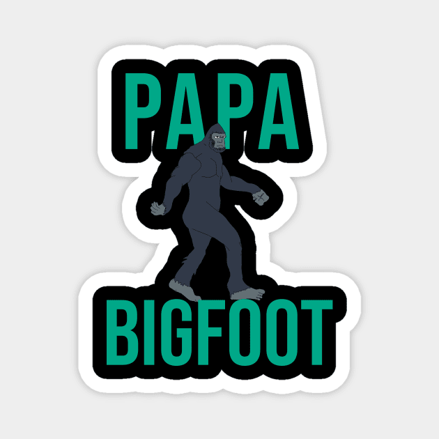 Papa bigfoot Magnet by cypryanus