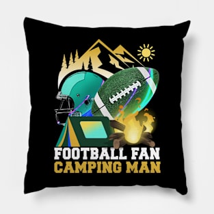 Football fan Camping man Pillow