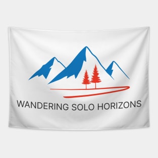 Wandering Solo Horizons, Solo Traveling, Solo Adventure Tapestry