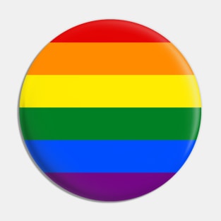 gay flag Pin