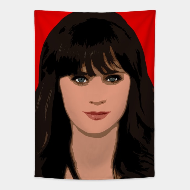 zooey deschanel Tapestry by oryan80