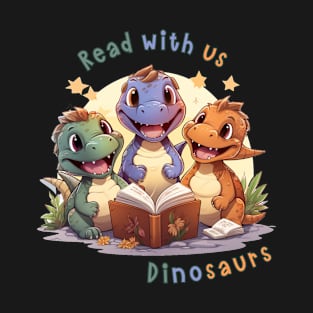 BOOK DINOSAURS Read With Us Dinosaurs T-Shirt