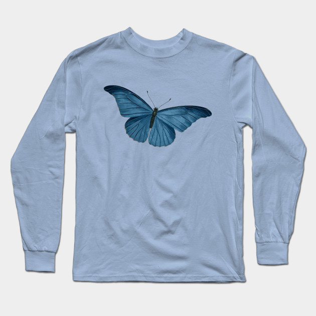 Gorgeous Vintage Bright Blue Butterfly Design