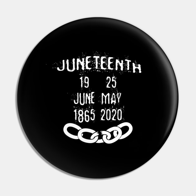 Juneteenth 19 June Pin by GloriaArts⭐⭐⭐⭐⭐