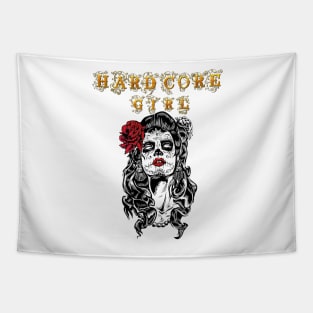 hardcore girl Tapestry