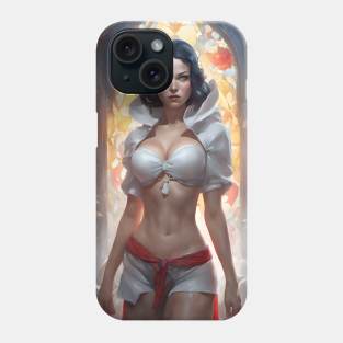 Beautiful Fairy Tale Princess in White Phone Case