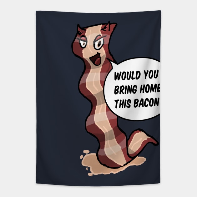 Demon Bacon Tapestry by TGprophetdesigns