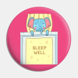 Sleep well little elephant s Pin