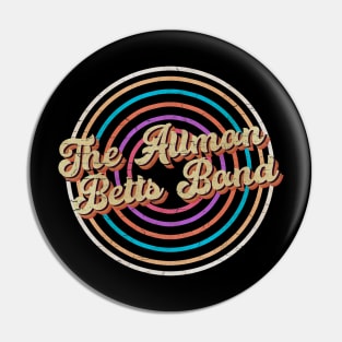 vintage circle line color The Allman Betts Band Pin