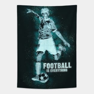 Abstract Football Player Artwork for all the true sports fans and their mancaves Tapestry