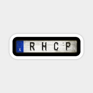 RHCP Car license plates Magnet