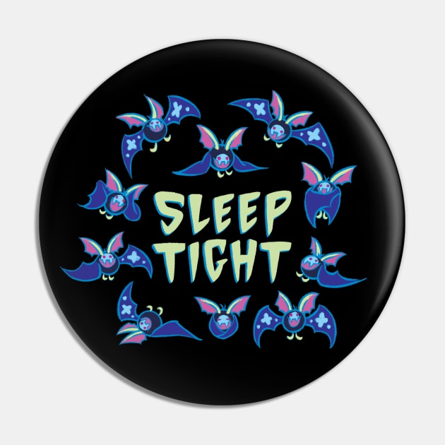 Sleep Tight! Batbats Pin by toppiesart