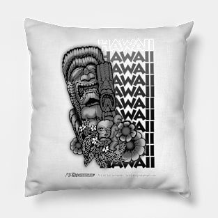 BW Tikis Hawaii Pillow