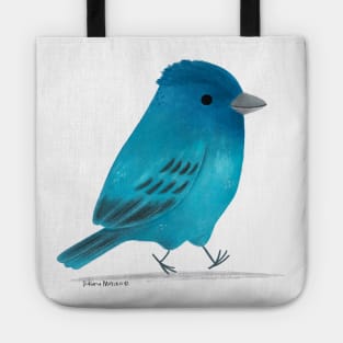 Indigo Bunting Bird Tote