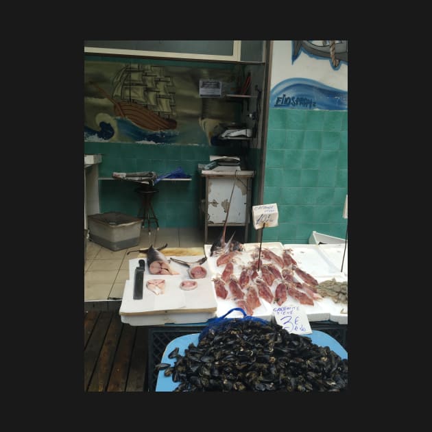 Selling Fish in Naples 2 by ephotocard