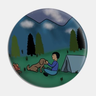 Best camping with my dog Pin