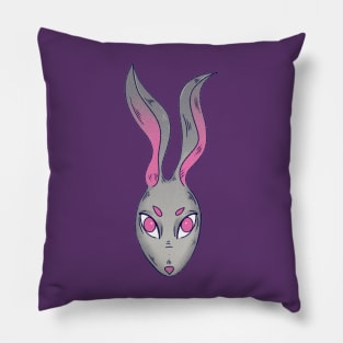 Hare with long ears Pillow