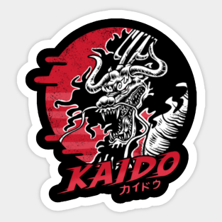 Kaido One Piece Stickers Teepublic