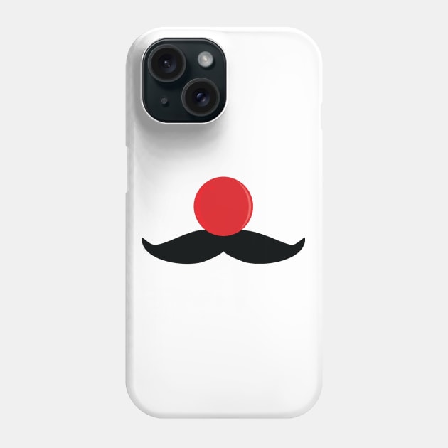 Clown nose mustache Phone Case by dodgerfl