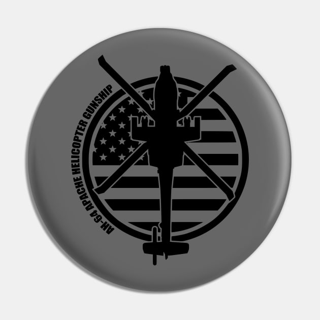 AH-64 Apache Pin by TCP