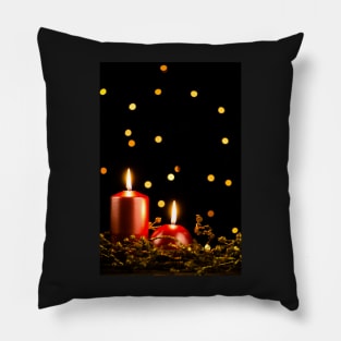 Christmas candles Pillow