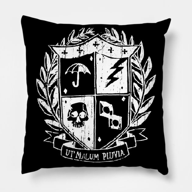 the umbrella academy varsity Pillow by wallofgreat