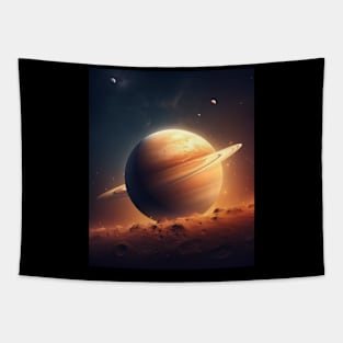 Galaxy space system exploration Tapestry