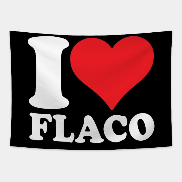 I Love Flaco Tapestry by RansomBergnaum