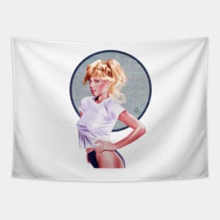 Judy Landers, the blonde guest star of the 80s Tapestry