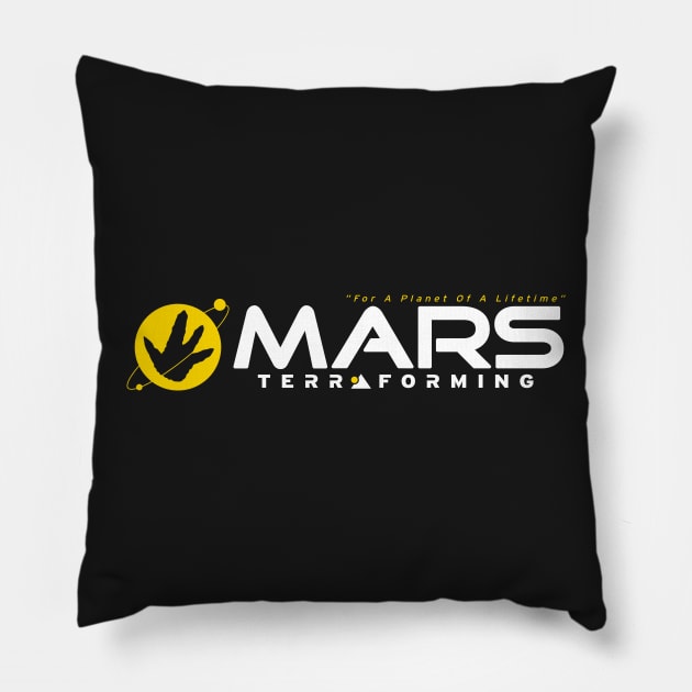 Mars Terraforming Pillow by Captain_RibMan