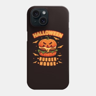 Pumpkin Burger From Halloween Burger House Phone Case