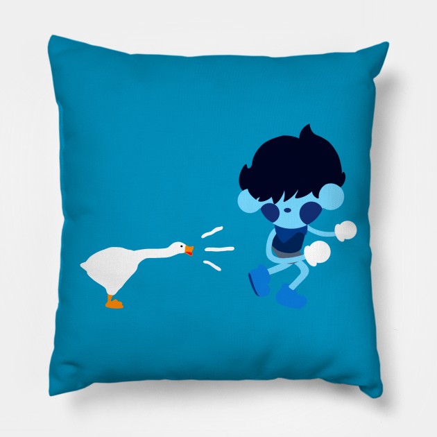 Untitled FunnyBoiGoose Game Pillow by Funnyboijulius