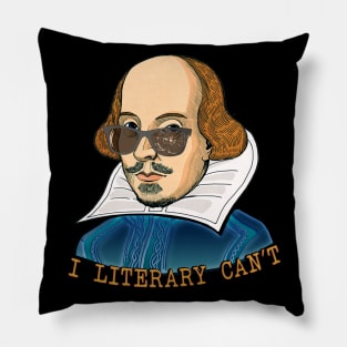 I Literary Can’t. Pillow