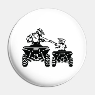 ATV Dad and Son! Pin