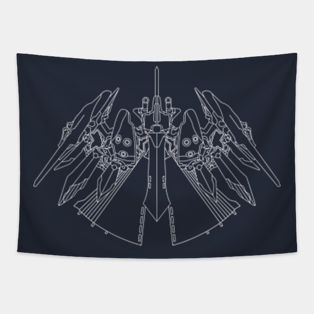 Ginkei Ikaruga Tapestry by JMADISON