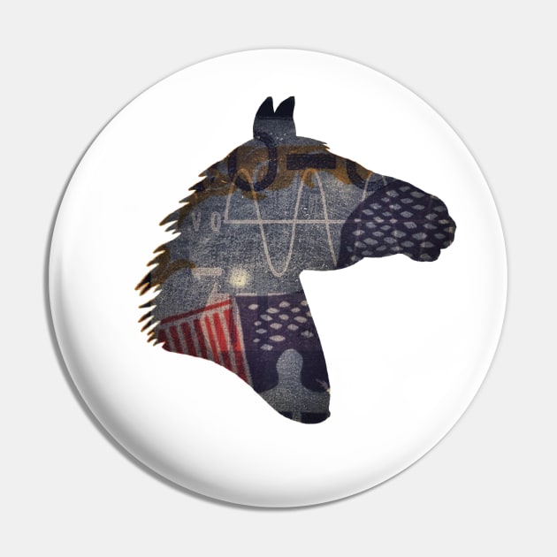 USA Democracy Burro Pin by HMK StereoType