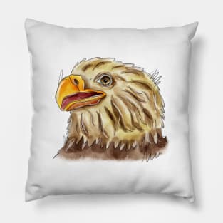 Eagle head.Bald eagle.Golden eagle Pillow